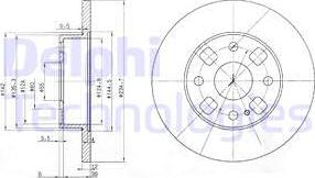 Delphi BG2778 - Bremžu diski ps1.lv