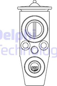 Delphi CB1008V - Izplešanās vārsts, Gaisa kond. sistēma ps1.lv
