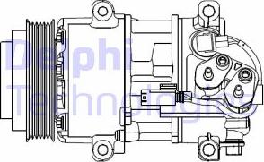 Delphi CS20499 - Kompresors, Gaisa kond. sistēma ps1.lv