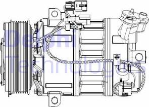 Delphi CS20477 - Kompresors, Gaisa kond. sistēma ps1.lv