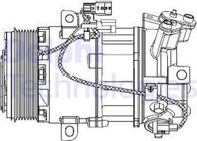 Delphi CS20550 - Kompresors, Gaisa kond. sistēma ps1.lv