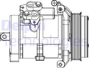 Delphi CS20528 - Kompresors, Gaisa kond. sistēma ps1.lv