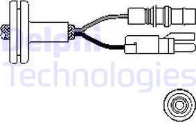 Delphi ES10258-12B1 - Lambda zonde ps1.lv