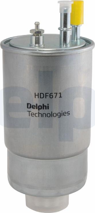 Delphi HDF671 - Degvielas filtrs ps1.lv