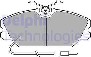 Delphi LP542 - Bremžu uzliku kompl., Disku bremzes ps1.lv