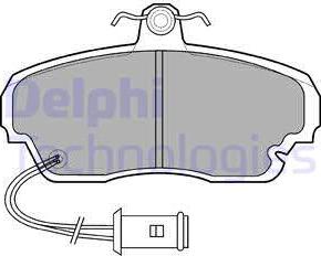 Delphi LP558 - Bremžu uzliku kompl., Disku bremzes ps1.lv