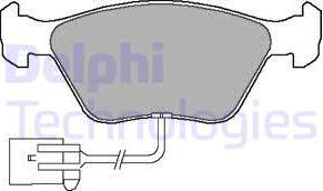 Delphi LP1598 - Bremžu uzliku kompl., Disku bremzes ps1.lv