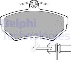 Delphi LP1631 - Bremžu uzliku kompl., Disku bremzes ps1.lv