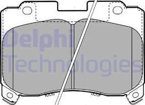 Delphi LP1061 - Bremžu uzliku kompl., Disku bremzes ps1.lv