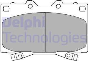 Delphi LP1308 - Bremžu uzliku kompl., Disku bremzes ps1.lv