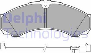 Delphi LP3658 - Bremžu uzliku kompl., Disku bremzes ps1.lv