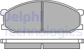 Delphi LP280 - Bremžu uzliku kompl., Disku bremzes ps1.lv