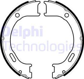 Delphi LS2076 - Bremžu loku kompl., Stāvbremze ps1.lv