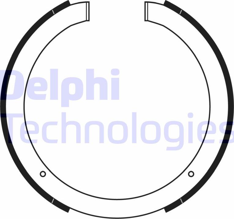 Delphi LS2168 - Bremžu loku komplekts ps1.lv