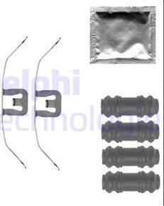 Delphi LX0564 - Piederumu komplekts, Disku bremžu uzlikas ps1.lv