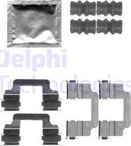 Delphi LX0509 - Piederumu komplekts, Disku bremžu uzlikas ps1.lv