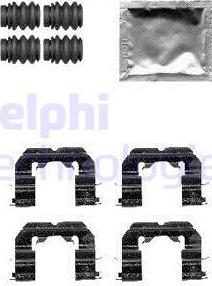 Delphi LX0589 - Piederumu komplekts, Disku bremžu uzlikas ps1.lv