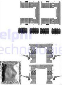 Delphi LX0579 - Piederumu komplekts, Disku bremžu uzlikas ps1.lv