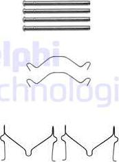 Delphi LX0306 - Piederumu komplekts, Disku bremžu uzlikas ps1.lv