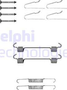 Delphi LY1306 - Piederumu komplekts, Stāvbremzes mehānisma bremžu loks ps1.lv