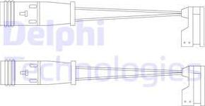 Delphi LZ0185 - Indikators, Bremžu uzliku nodilums ps1.lv