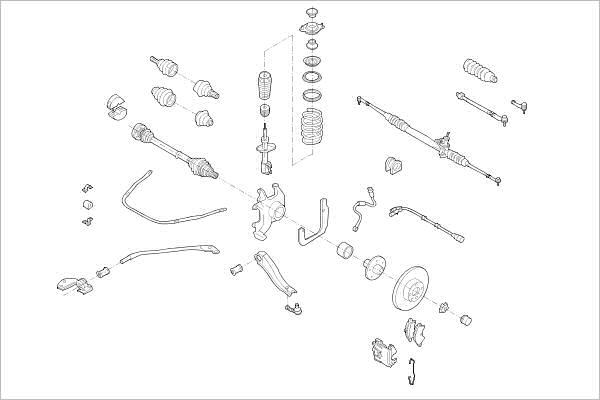 Delphi OE-OPEL-000009012-F - Riteņa piekare ps1.lv