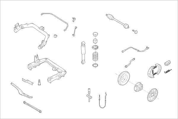 Delphi OE-SMAR-000018148-R - Riteņa piekare ps1.lv