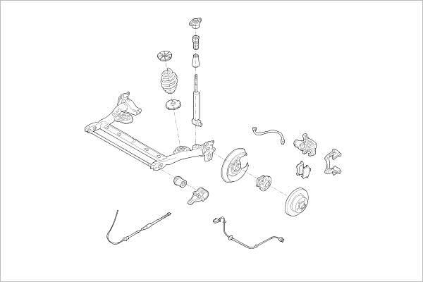 Delphi OE-VW-000015423-R - Riteņa piekare ps1.lv