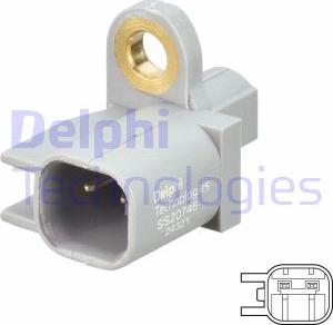 Delphi SS20746 - Devējs, Riteņu griešanās ātrums ps1.lv