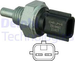 Delphi TS10461 - Devējs, Dzesēšanas šķidruma temperatūra ps1.lv