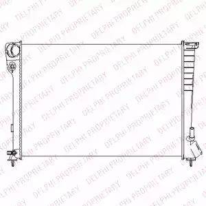 Delphi TSP0524064 - Radiators, Motora dzesēšanas sistēma ps1.lv