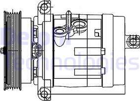 Delphi TSP0155984 - Kompresors, Gaisa kond. sistēma ps1.lv