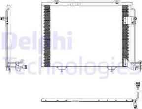 Delphi TSP0225432 - Kondensators, Gaisa kond. sistēma ps1.lv