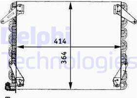 Delphi TSP0225636 - Kondensators, Gaisa kond. sistēma ps1.lv