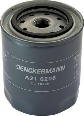 Denckermann A210206 - Eļļas filtrs ps1.lv