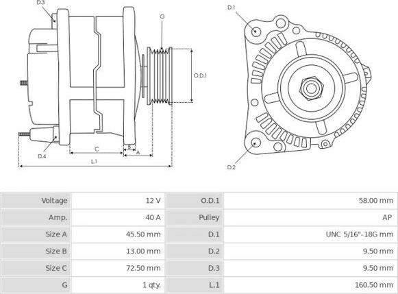 Denso 0210008420 - Ģenerators ps1.lv