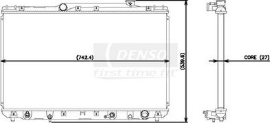 Denso 221-3100 - Radiators, Motora dzesēšanas sistēma ps1.lv