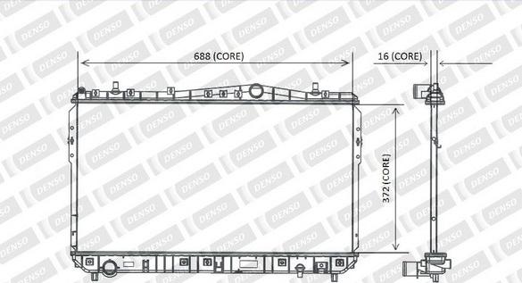 Denso A221-A383 - Radiators, Motora dzesēšanas sistēma ps1.lv