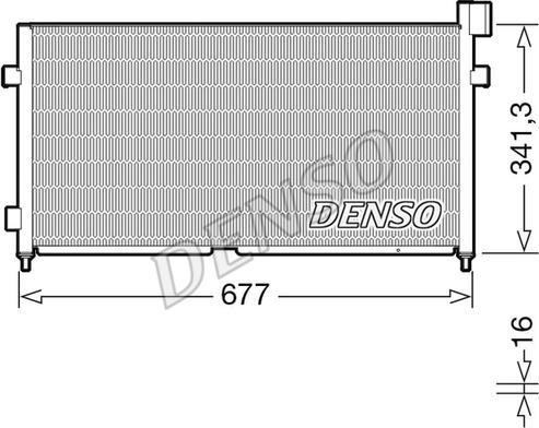 Denso DCN99056 - Kondensators, Gaisa kond. sistēma ps1.lv