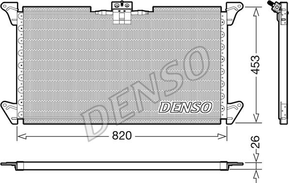 Denso DCN99075 - Kondensators, Gaisa kond. sistēma ps1.lv