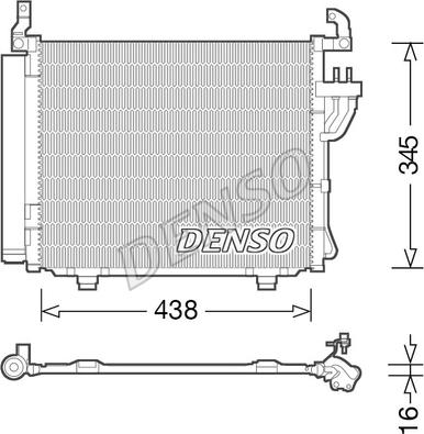 Denso DCN41003 - Kondensators, Gaisa kond. sistēma ps1.lv