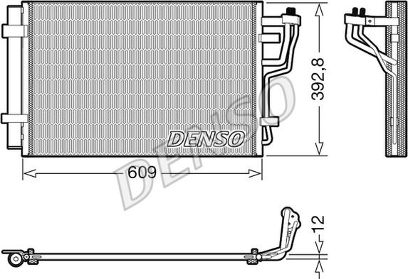 Denso DCN41013 - Kondensators, Gaisa kond. sistēma ps1.lv