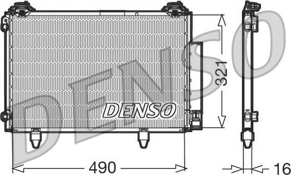 Denso DCN50002 - Kondensators, Gaisa kond. sistēma ps1.lv