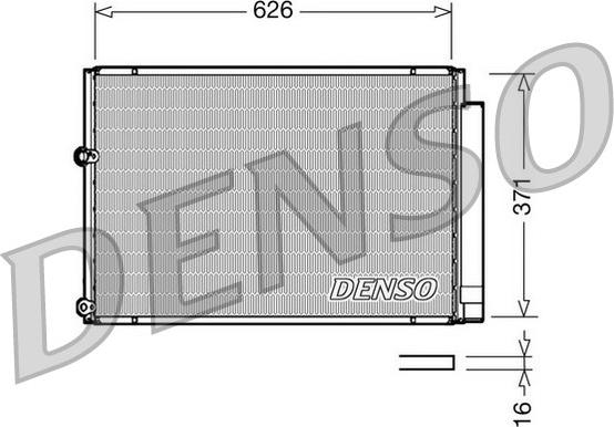 Denso DCN50018 - Kondensators, Gaisa kond. sistēma ps1.lv