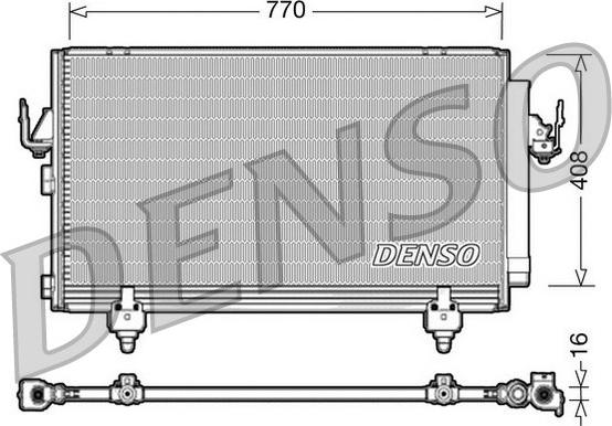 Denso DCN50031 - Kondensators, Gaisa kond. sistēma ps1.lv