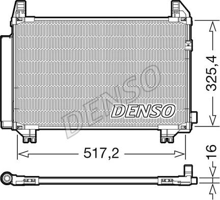 Denso DCN50107 - Kondensators, Gaisa kond. sistēma ps1.lv