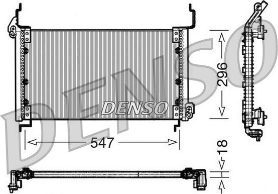 Denso DCN09082 - Kondensators, Gaisa kond. sistēma ps1.lv