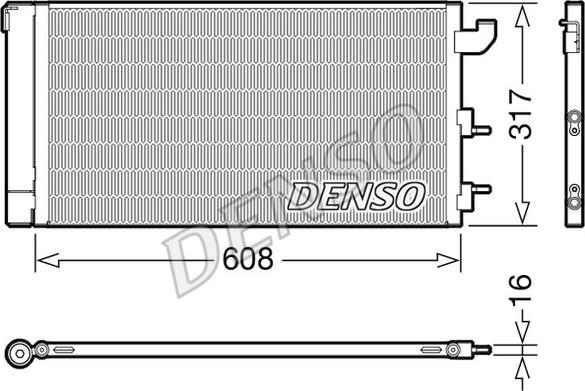 Denso DCN09144 - Kondensators, Gaisa kond. sistēma ps1.lv