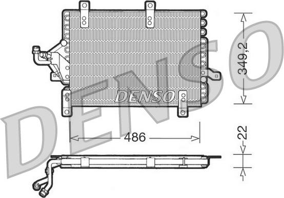 Denso DCN09141 - Kondensators, Gaisa kond. sistēma ps1.lv