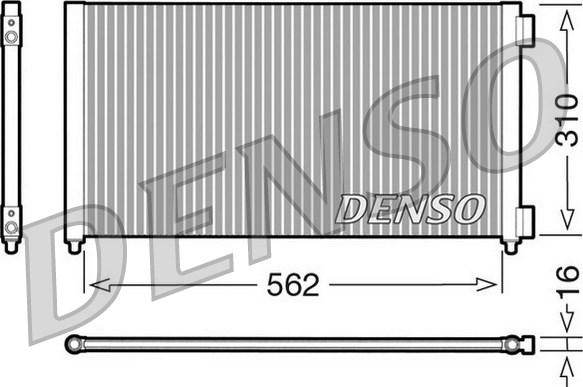 Denso DCN09102 - Kondensators, Gaisa kond. sistēma ps1.lv